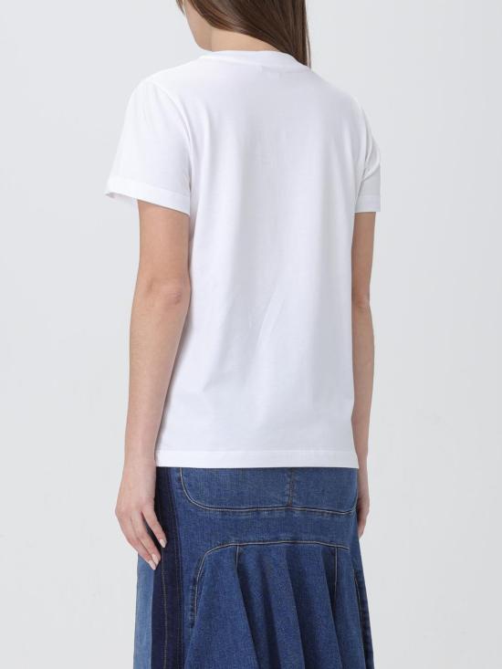 25FW 알렉산더 맥퀸 반팔 티셔츠 781403QZALT 0900 White - ALEXANDER MCQUEEN