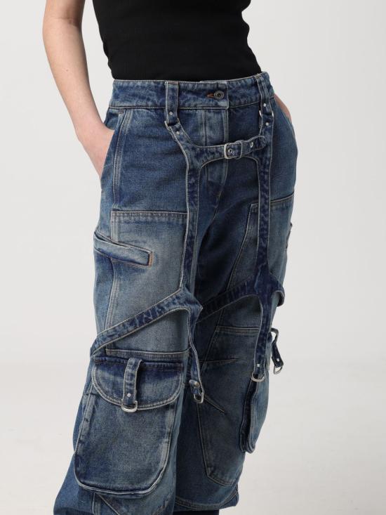  오프화이트 데님 팬츠 OWYB018C99DEN001 4500 Denim - OFF WHITE