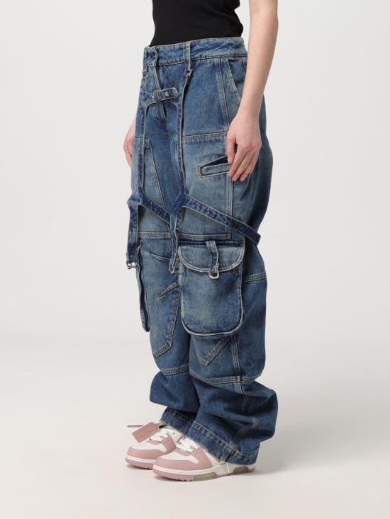  오프화이트 데님 팬츠 OWYB018C99DEN001 4500 Denim - OFF WHITE