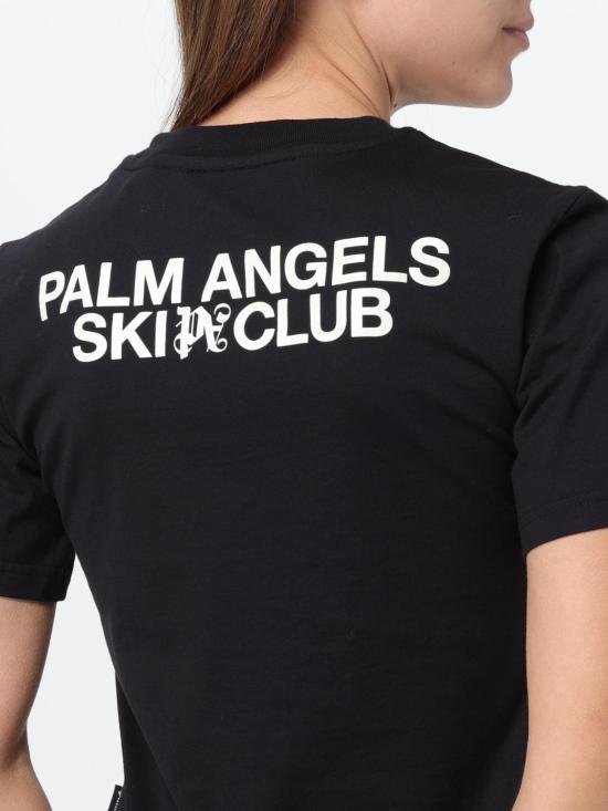 25FW 팜앤젤스 반팔 티셔츠 PWAA044R24JER002 1001 Black - PALM ANGELS