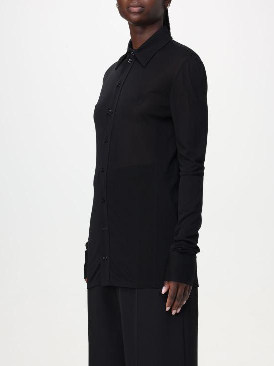  생로랑 블라우스 773498Y5I35 1000 Black - SAINT LAURENT