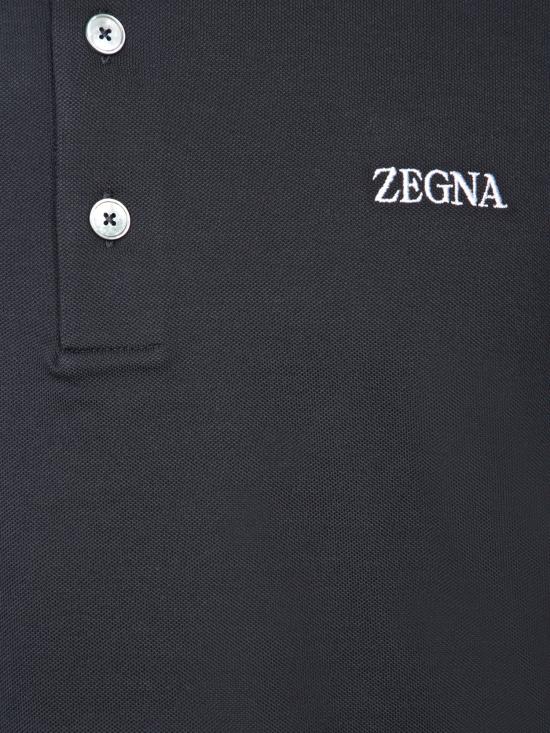 25FW 에르메네질도제냐 폴로 티셔츠 E7358A5 B746 B09 412 Blue - ERMENEGILDO ZEGNA