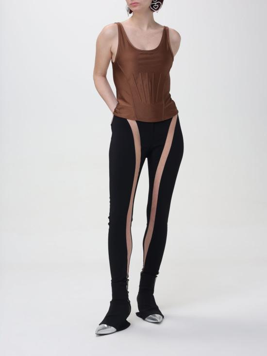 25FW 뮈글러 레깅스 24P1PA0404470 B99N1 Black - MUGLER