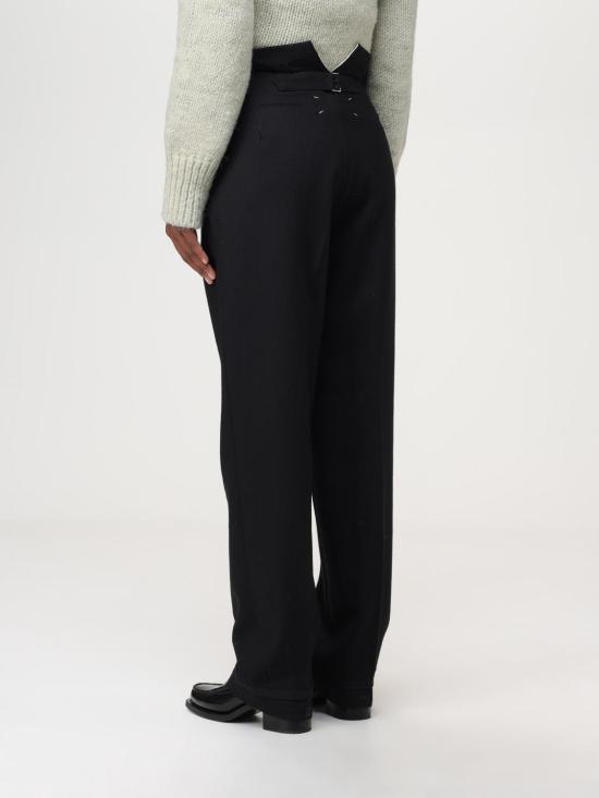 25FW 마르지엘라 스트레이트 팬츠 SI0KA0005S6030 900 Black - MAISON MARGIELA