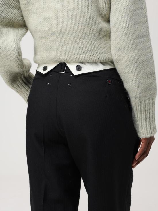 25FW 마르지엘라 스트레이트 팬츠 SI0KA0005S6030 900 Black - MAISON MARGIELA