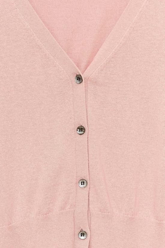  오가닉 바이 존 패트릭 가디건 존 패트릭 오가닉 크롭 카디 컴피 핑크 - ORGANIC BY JOHN PATRICK