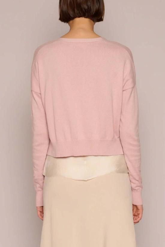  오가닉 바이 존 패트릭 가디건 존 패트릭 오가닉 크롭 카디 컴피 핑크 - ORGANIC BY JOHN PATRICK