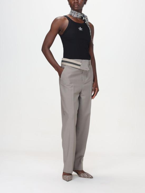  펜디 팬츠 FR6540S9A F0U6W Grey - FENDI