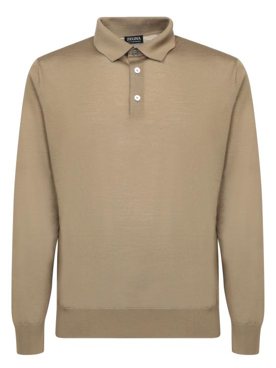 25FW 에르메네질도제냐 폴로 티셔츠 UEM00A8 132 V04 312 Black