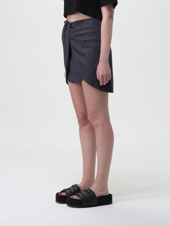  오프화이트 숏 스커트 OWCU009S24FAB002 0700 Grey - OFF WHITE