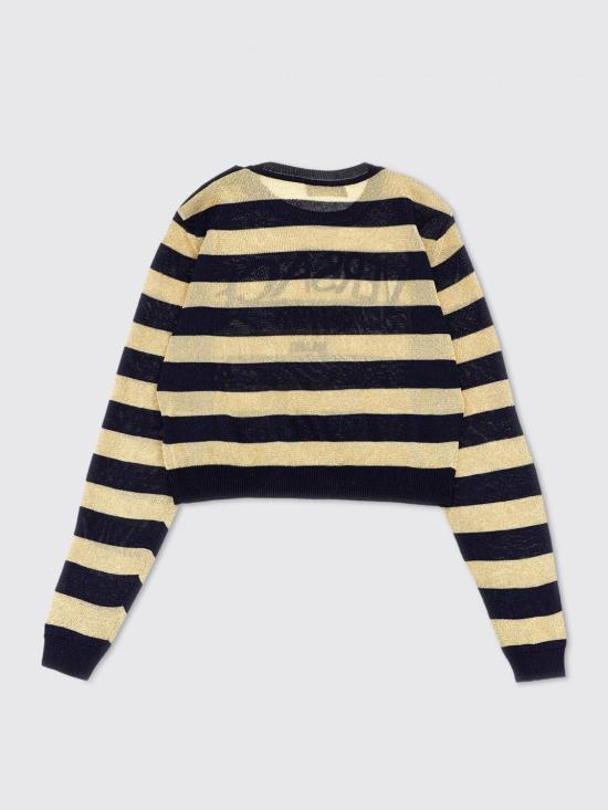 25FW [키즈] 베르사체 풀오버 10137781A09685 2U500 Striped - VERSACE