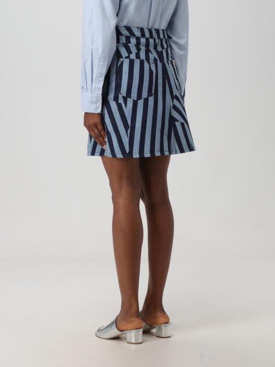  겐조 숏 스커트 FD62DJ2746R1 DM Blue - KENZO