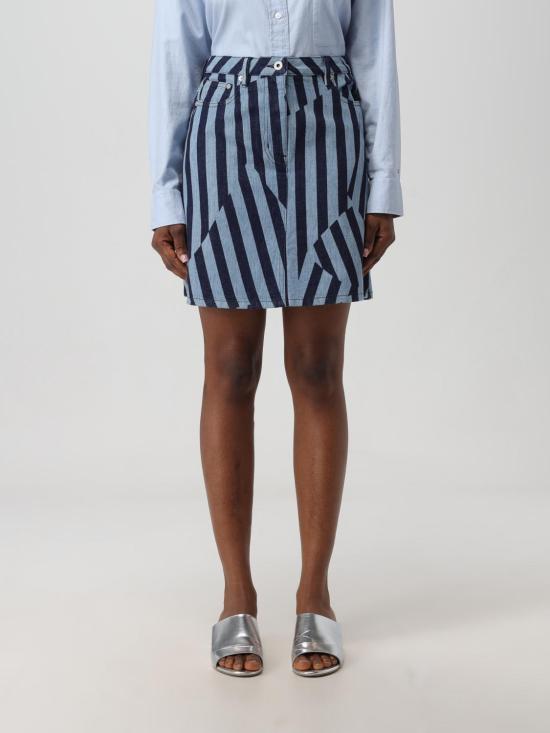  겐조 숏 스커트 FD62DJ2746R1 DM Blue