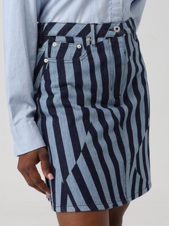  겐조 숏 스커트 FD62DJ2746R1 DM Blue - KENZO