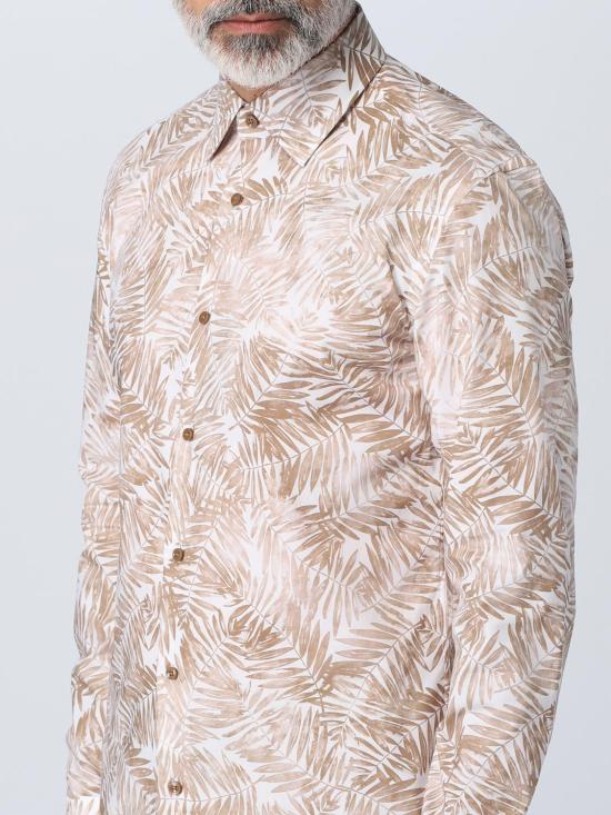  보스 긴팔 셔츠 50490034 260 Beige - BOSS