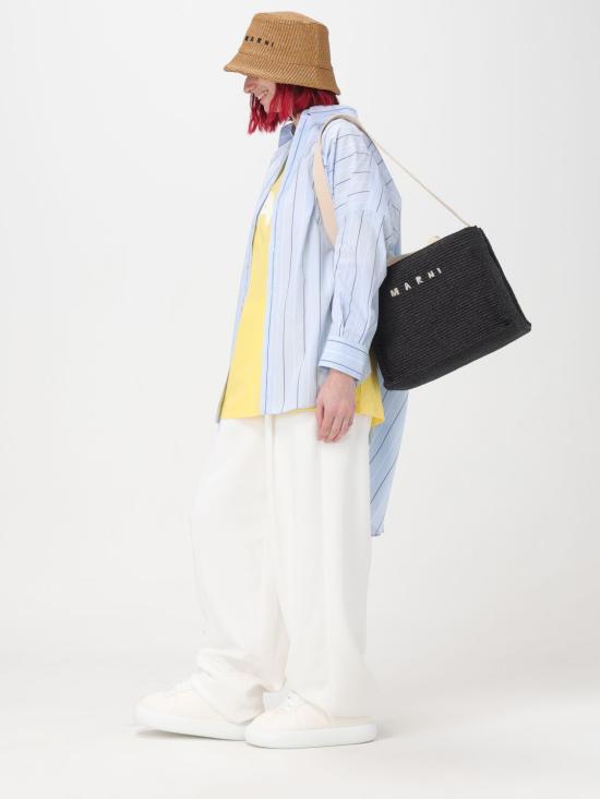 26SS 마르니 토트백 SHMP0077U0P3860 Z1Q44 Black - MARNI