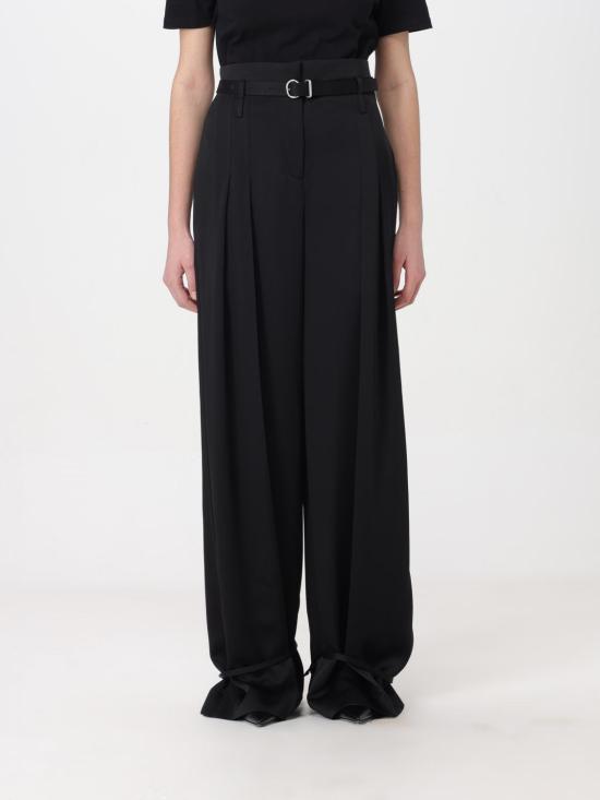 25FW 질샌더 스트레이트 팬츠 J02KA0214J76018 001 Black