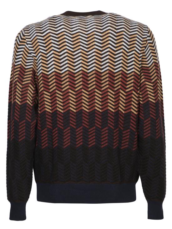 25FW 미소니 스웨터 US24WNOQ BK037R SM9GL Brown - MISSONI