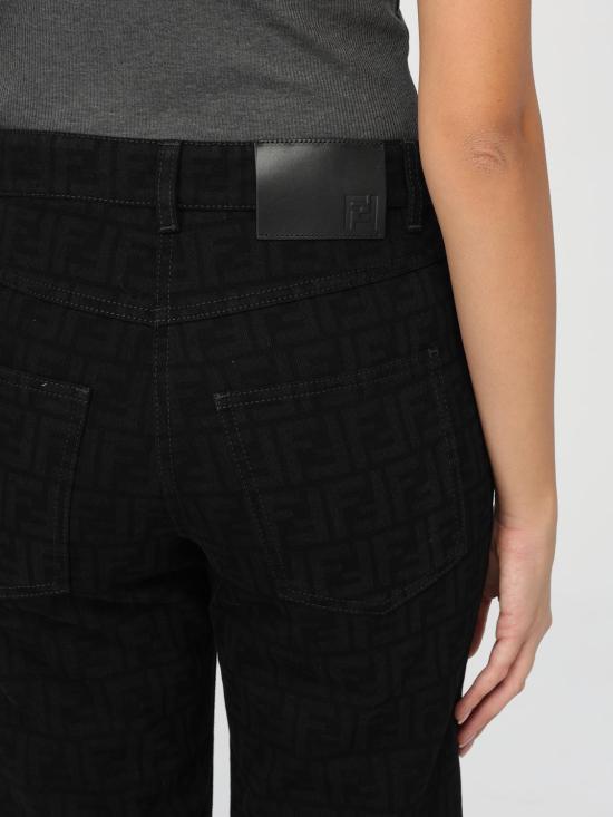 24FW 펜디 데님 팬츠 FLP851AT1B F0GME Black - FENDI