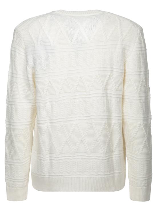 25FW 에르메네질도제냐 스웨터 UEM33A8 ECT110 N01 105 White - ERMENEGILDO ZEGNA