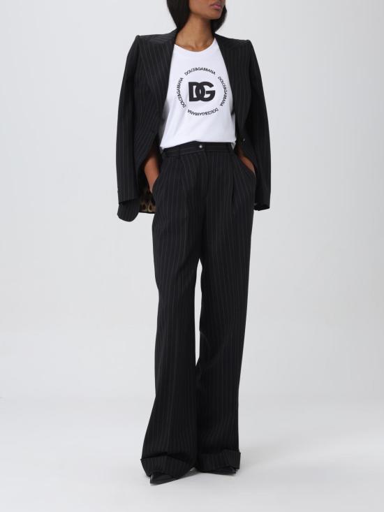 25FW 돌체앤가바나 반팔 티셔츠 F8T00ZGDB5U W0800 White - DOLCE & GABBANA