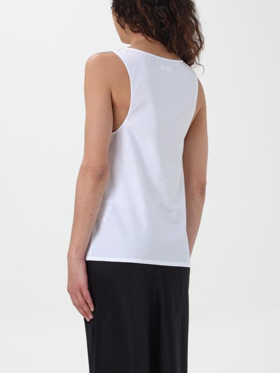 25FW 생로랑 민소매 티셔츠 790074Y227W 9000 White - SAINT LAURENT