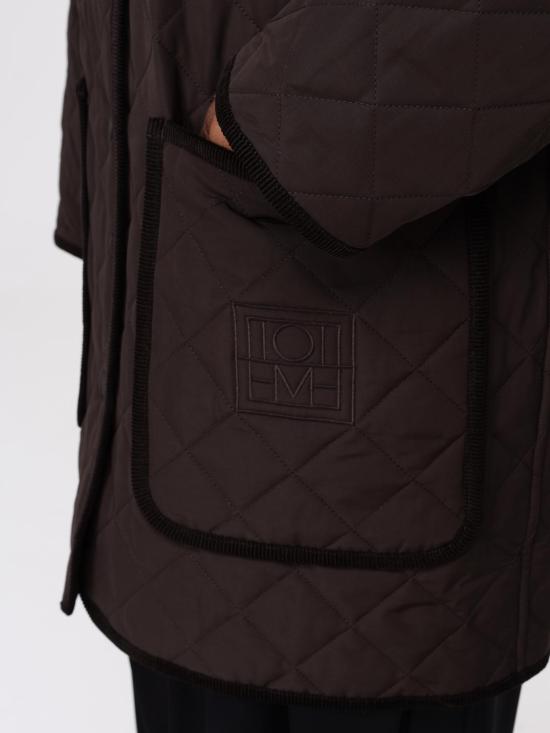 25SS 토템 자켓 241WRO1022FB0169 040 Brown - TOTEME