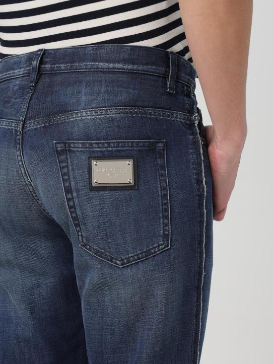 25FW 돌체앤가바나 데님 팬츠 GYJDADG8KG1 S9001 Blue - DOLCE & GABBANA