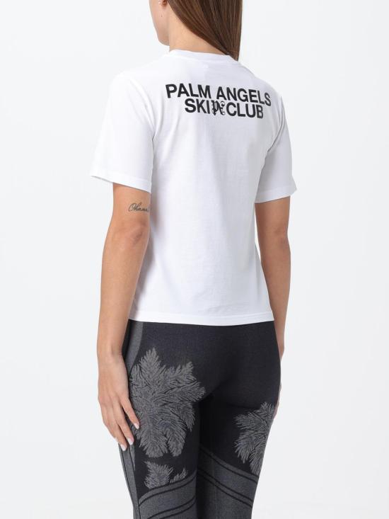 25FW 팜앤젤스 반팔 티셔츠 PWAA044R24JER002 0110 White - PALM ANGELS