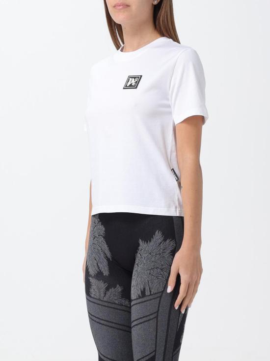 25FW 팜앤젤스 반팔 티셔츠 PWAA044R24JER002 0110 White - PALM ANGELS