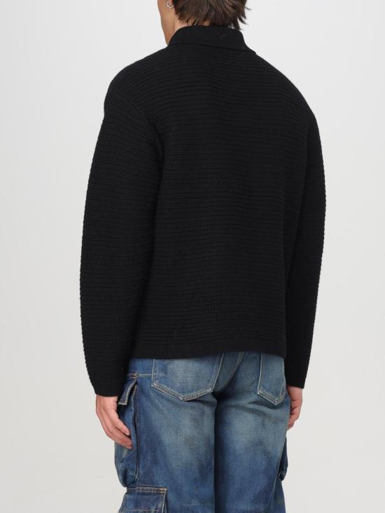 25FW 퍼플 브랜드 스웨터 M7033EWBB424 Black - PURPLE BRAND