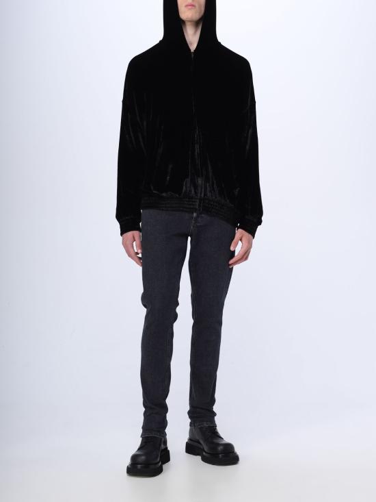  발렌시아가 집업 니트 751014TOVO3 1000 Black - BALENCIAGA