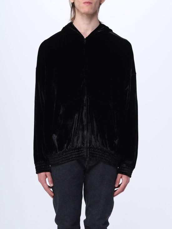  발렌시아가 집업 니트 751014TOVO3 1000 Black