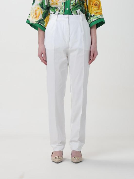  돌체앤가바나 팬츠 FTAM2TFUFJR W0001 White