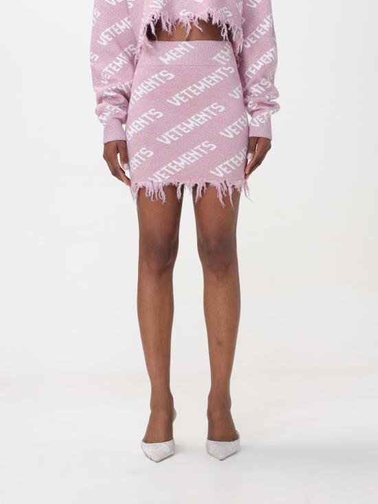  베트멍 숏 스커트 WE64KN905P BABYPINK Pink