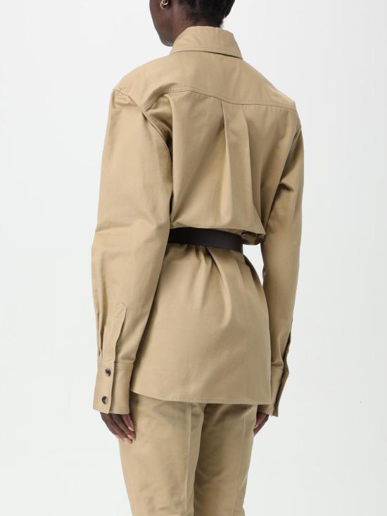 25FW 생로랑 블라우스 792794Y9I30 2965 Beige - SAINT LAURENT