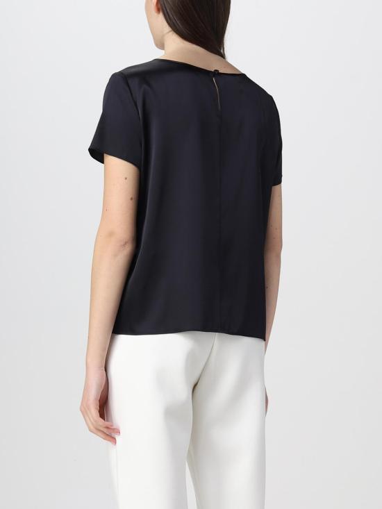 25FW 엠포리오 아르마니 반팔 티셔츠 8N2K152NXXZ 0999 Black - EMPORIO ARMANI