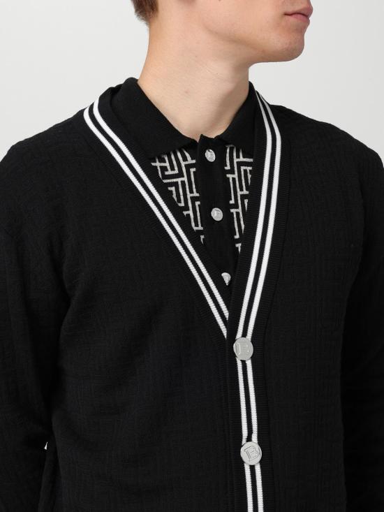 25FW 발망 스웨터 BH1KL037KE92 EAB Black - BALMAIN