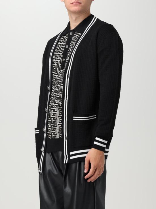 25FW 발망 스웨터 BH1KL037KE92 EAB Black - BALMAIN