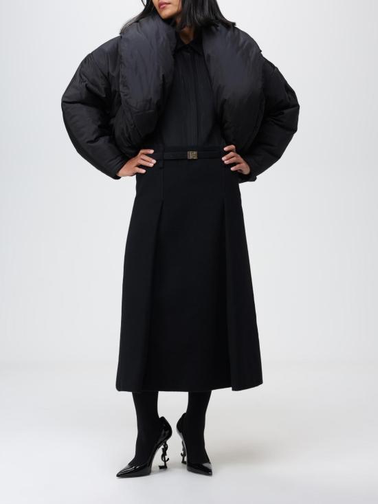 25FW 생로랑 셔츠 758125Y6H39 1000 Black - SAINT LAURENT