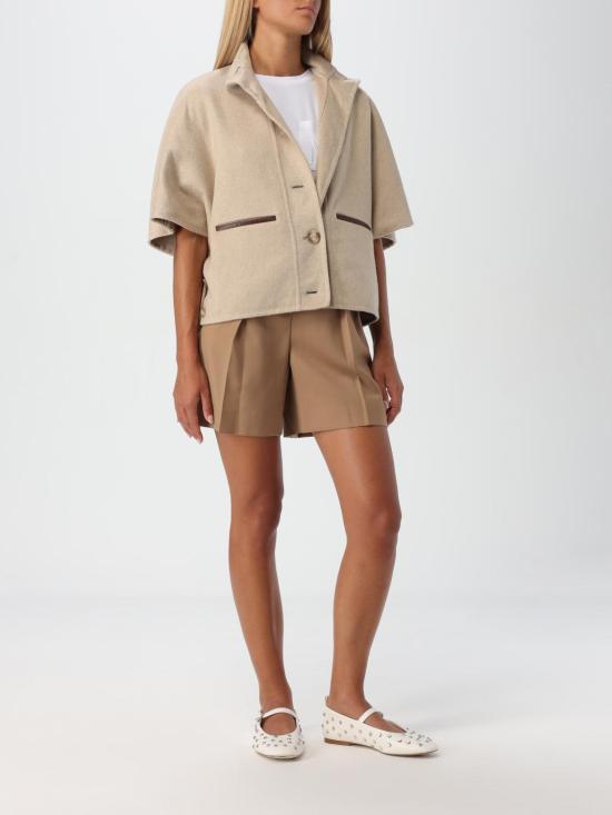 24FW 막스마라 숏팬츠 2411781012600 002 Beige - MAX MARA