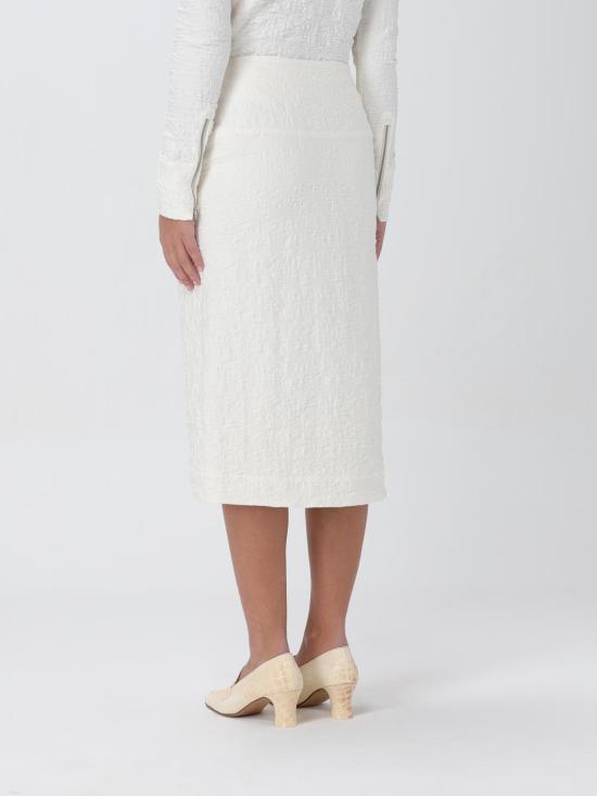  질샌더 스커트 J02MA0174J20138 102 Yellow Cream - JIL SANDER