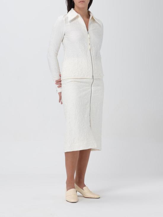  질샌더 스커트 J02MA0174J20138 102 Yellow Cream - JIL SANDER