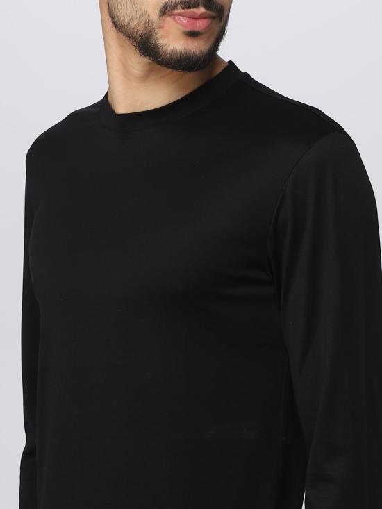 25FW 엠포리오 아르마니 긴팔 티셔츠 8N1TE91JUVZ 0920 Blue - EMPORIO ARMANI