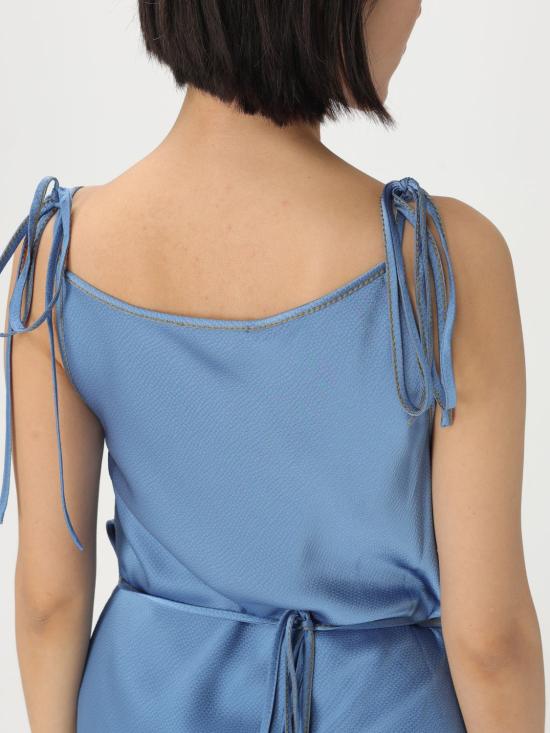 25SS 아크네 스튜디오 롱 원피스 A20801 AAS Blue - ACNE STUDIOS