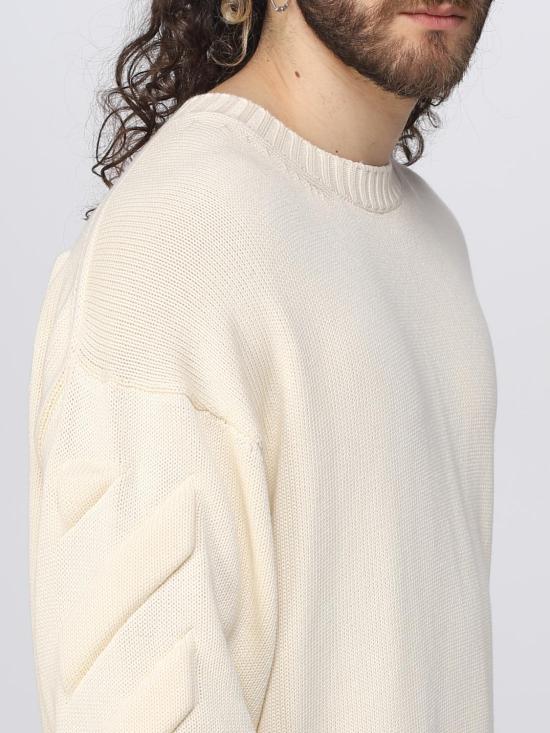  오프화이트 터틀넥 OMHE151S23KNI001 6161 Beige - OFF WHITE