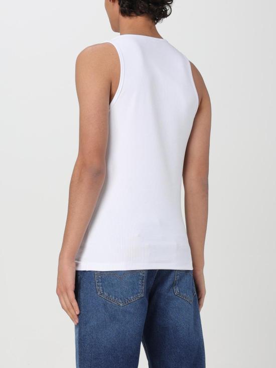 25SS 디젤 민소매 티셔츠 A040880EJAI 100 White - DIESEL