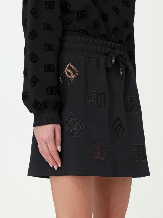 25FW 돌체앤가바나 숏 스커트 F4CSKZGDB9T N0000 Black - DOLCE & GABBANA