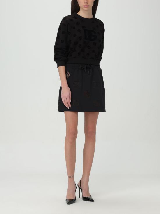 25FW 돌체앤가바나 숏 스커트 F4CSKZGDB9T N0000 Black - DOLCE & GABBANA