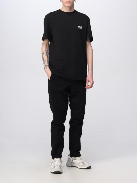 26SS 골든구스 반팔 티셔츠 GMP01220P00087980203 Black - GOLDEN GOOSE